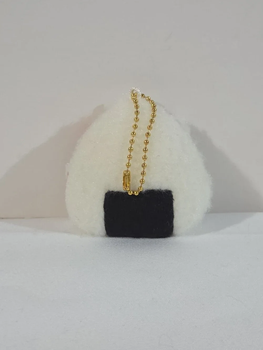 Hello Kitty onigiri plushie keychain